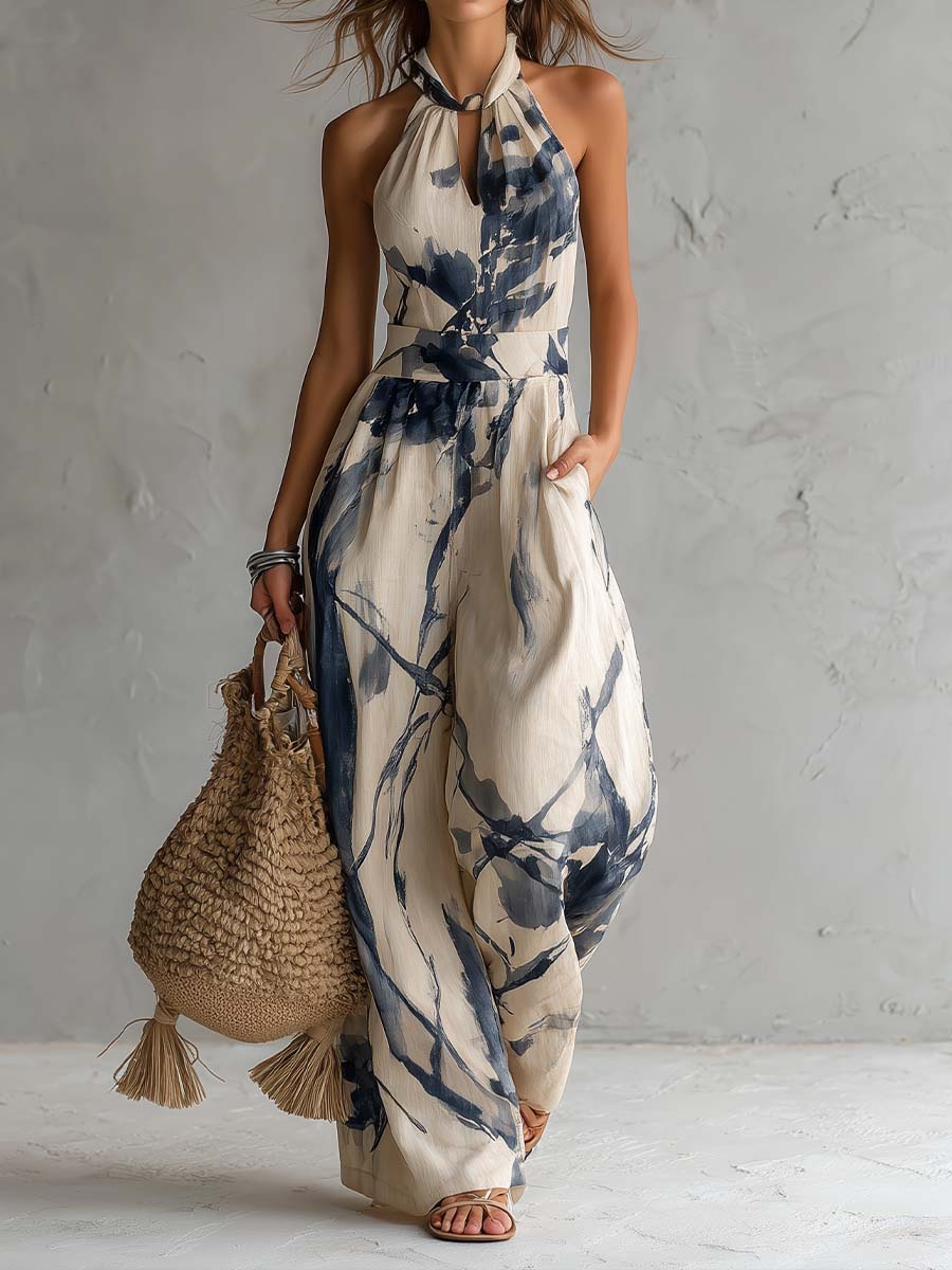 Ines | Wide Jumpsuit with Pockets