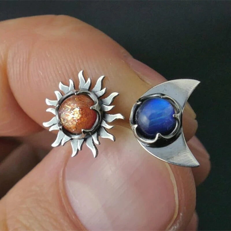 Sun-Moon Earrings