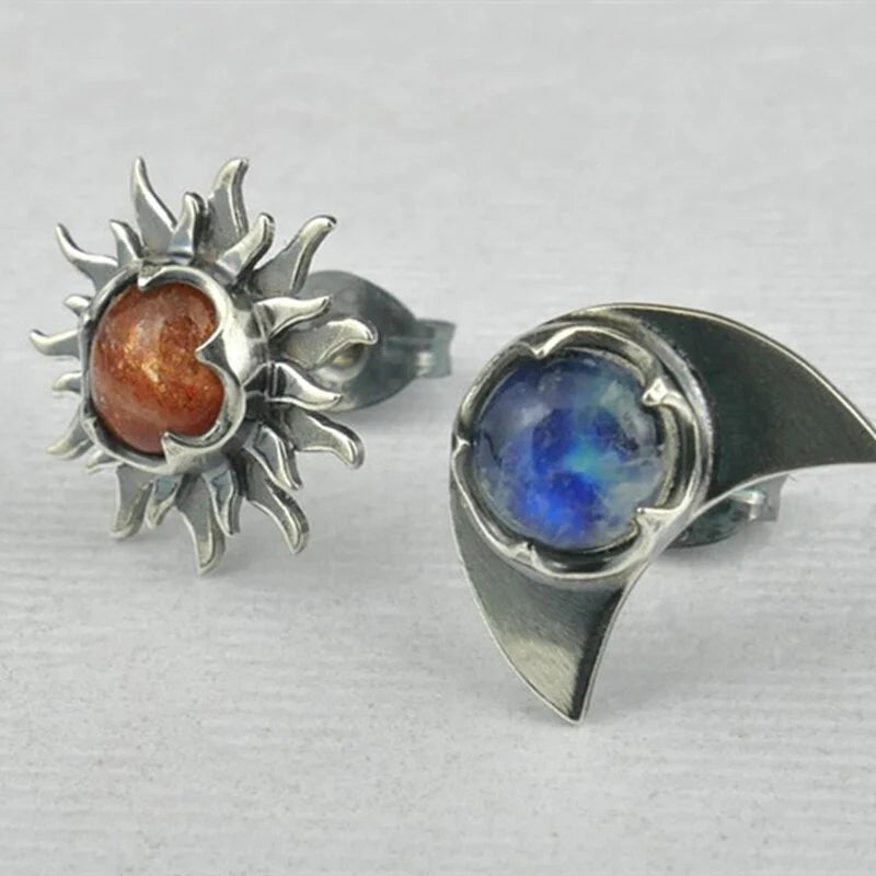 Sun-Moon Earrings