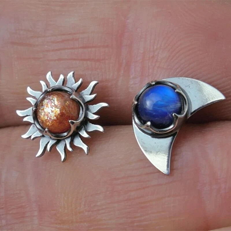 Sun-Moon Earrings