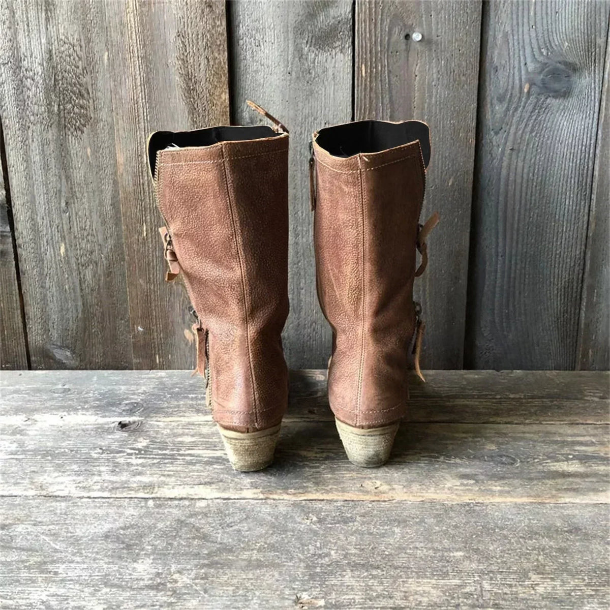 Amparo | Mid-Calf Zip Boots