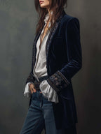 Coralie | Long Embroidered Jacket