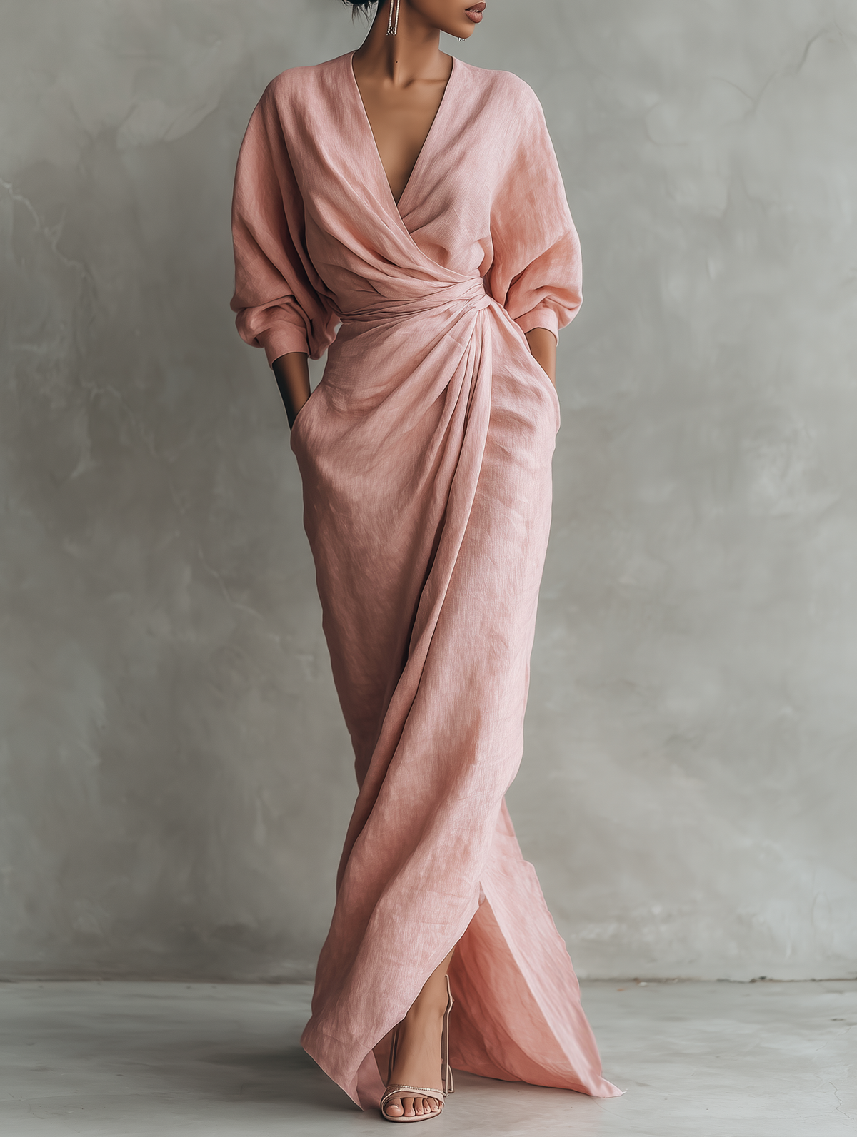 Ivette | V-Neck Maxi Dress