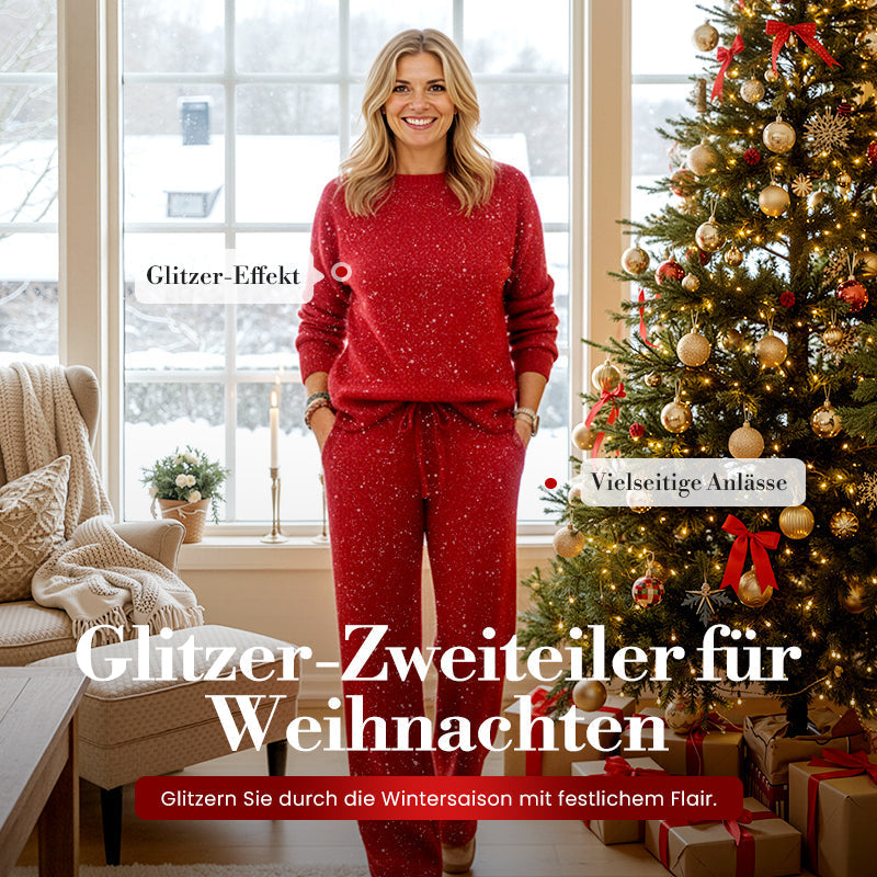 Leonie | Women's Glitter Christmas Two-Piece