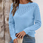 Janine | Hullstrikk Pullover