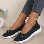 Ottavia | Lightweight Slip-On Flats - Black