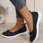 Ottavia | Lightweight Slip-On Flats - Black