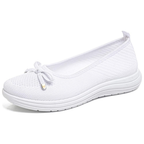 Ottavia | Lightweight Slip-On Flats - White