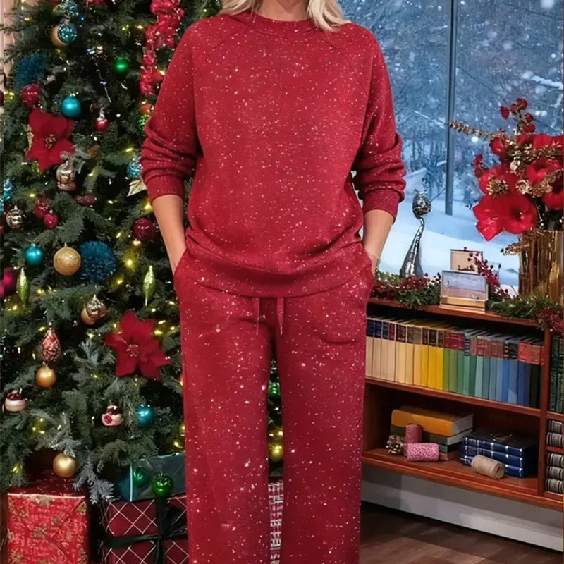 Leonie | Women's Glitter Christmas Two-Piece