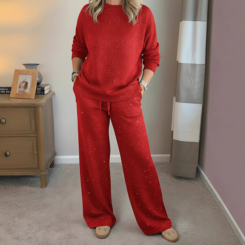 Leonie | Women's Glitter Christmas Two-Piece