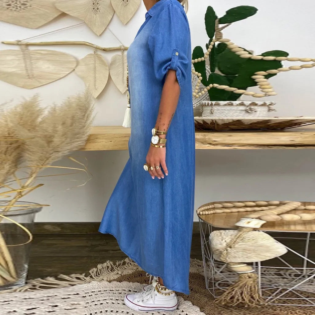 Daniela | Long Dress with Side Slit