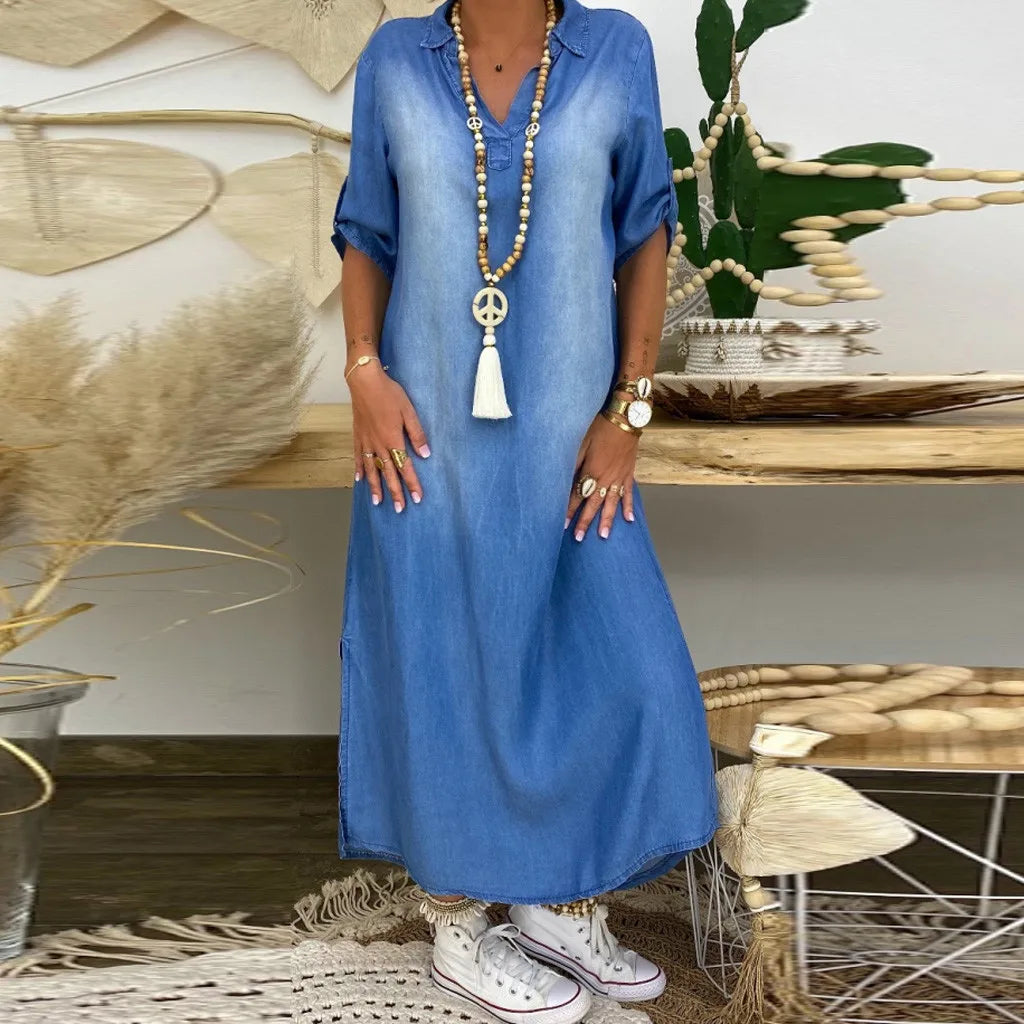 Daniela | Long Dress with Side Slit