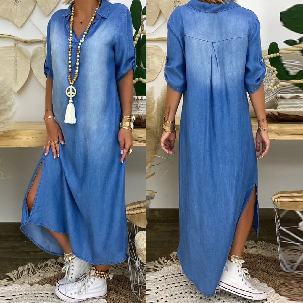 Daniela | Long Dress with Side Slit