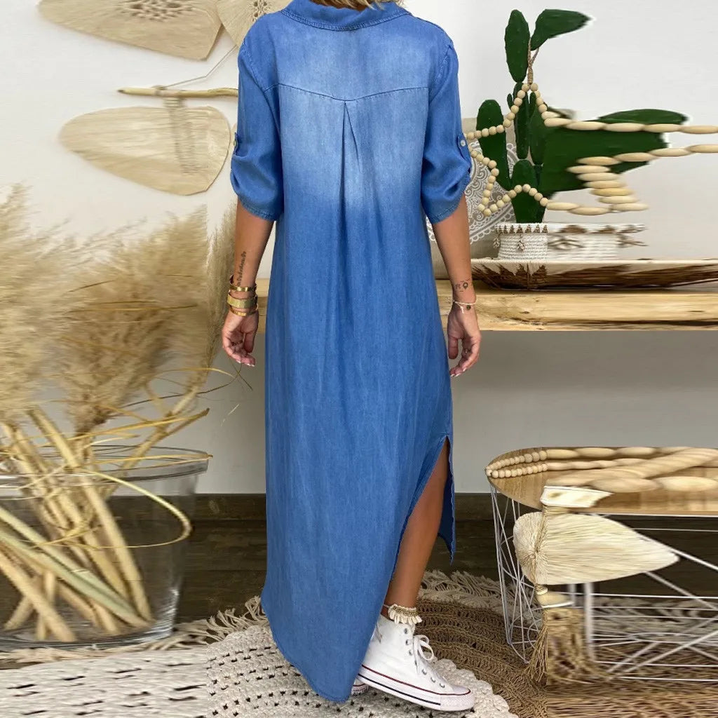 Daniela | Long Dress with Side Slit