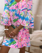 Sylivie | Dress with Bell Sleeves