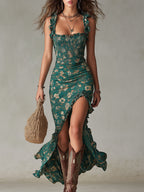 Zara | Maxi Dress in Boho-Retro Style