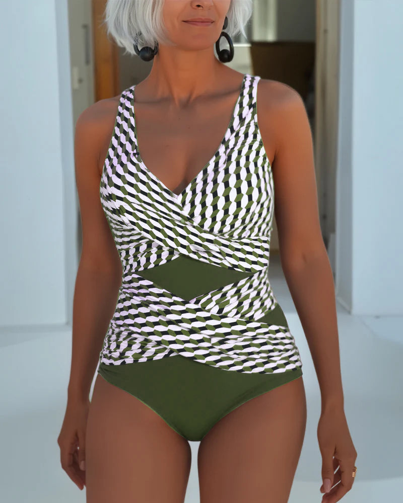 Ashley | Swimsuit with Cross-Design for Resort Casual Wear