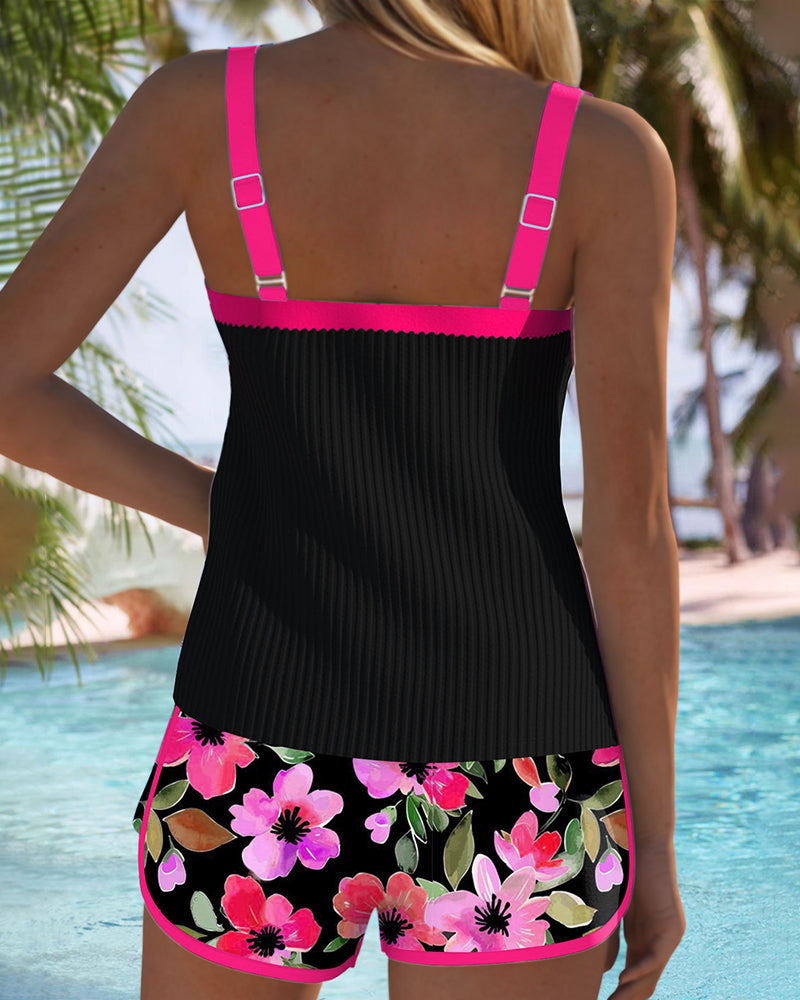 Matilda | Two-Piece Beach Tankini with Shorts