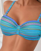 Rose | Two-Piece Swimsuit with Striped Pattern