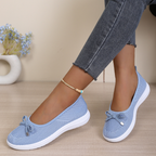 Ottavia | Lightweight Slip-On Flats - Blue