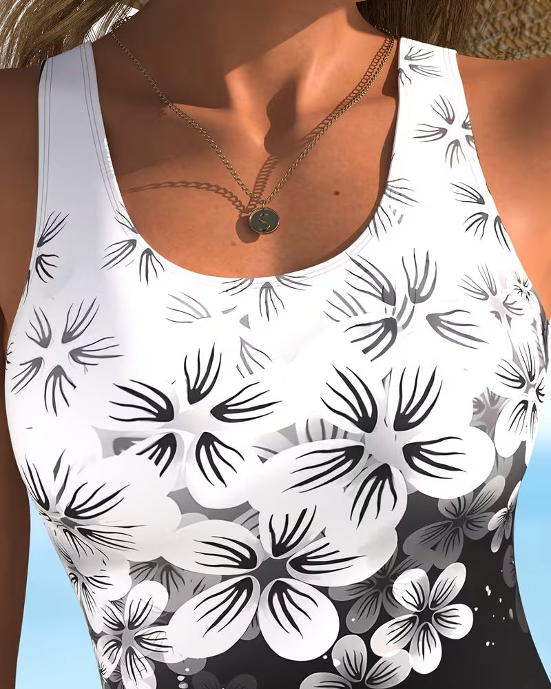 Isabella | Playful Floral One-Piece