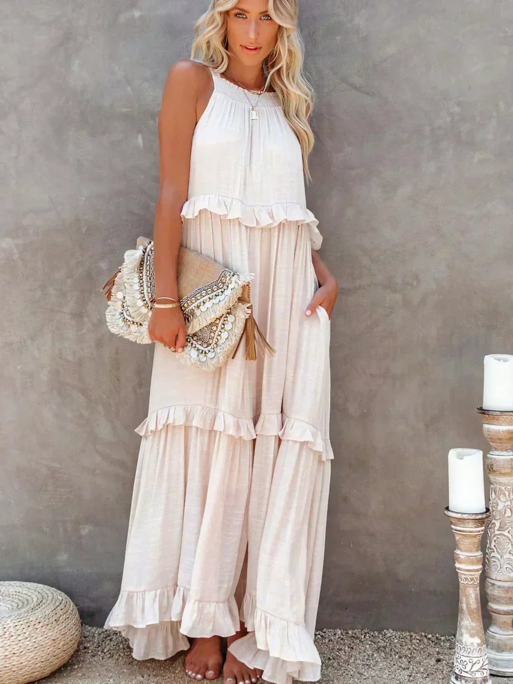 Dylilah | Dress with Ruffled Hem