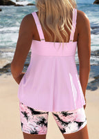 Edith | Tankini with Floral Shorts