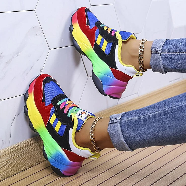 Isolina | Colour-Block Chunky Sneakers