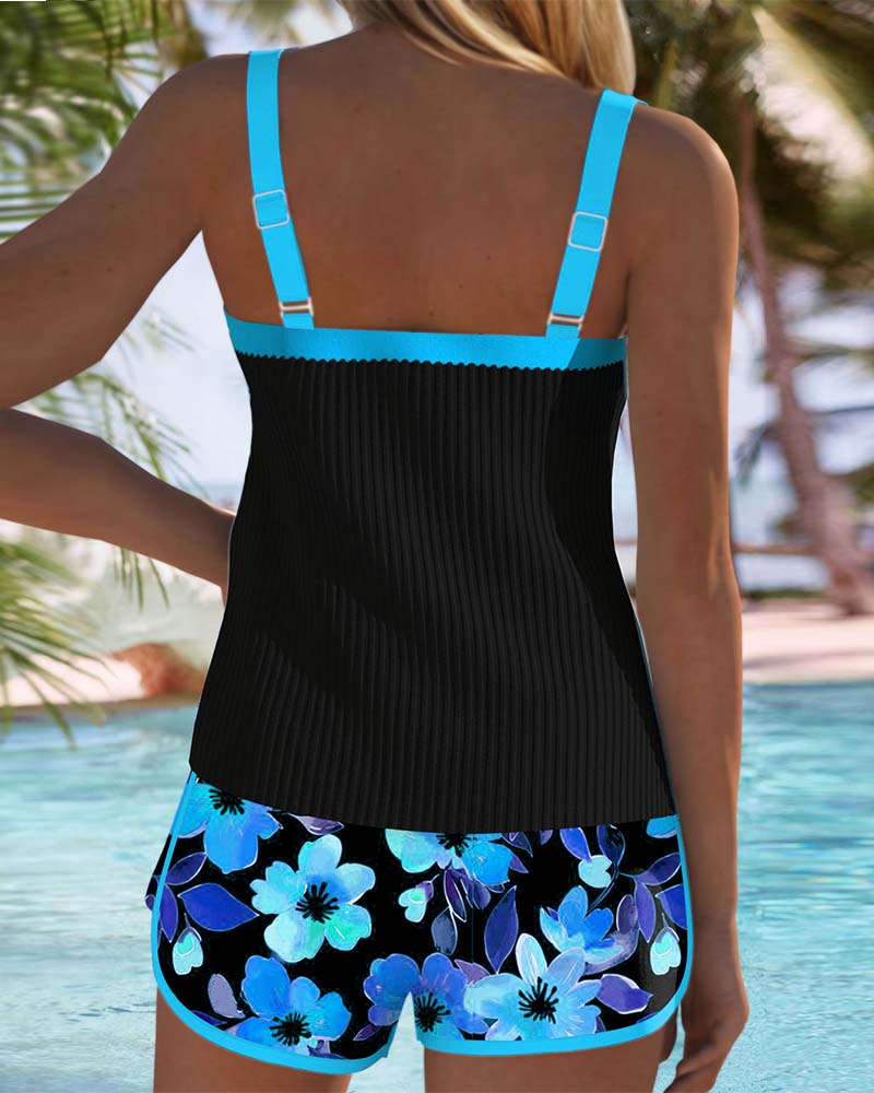 Matilda | Two-Piece Beach Tankini with Shorts