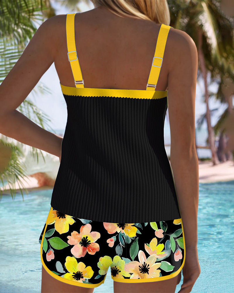 Matilda | Two-Piece Beach Tankini with Shorts
