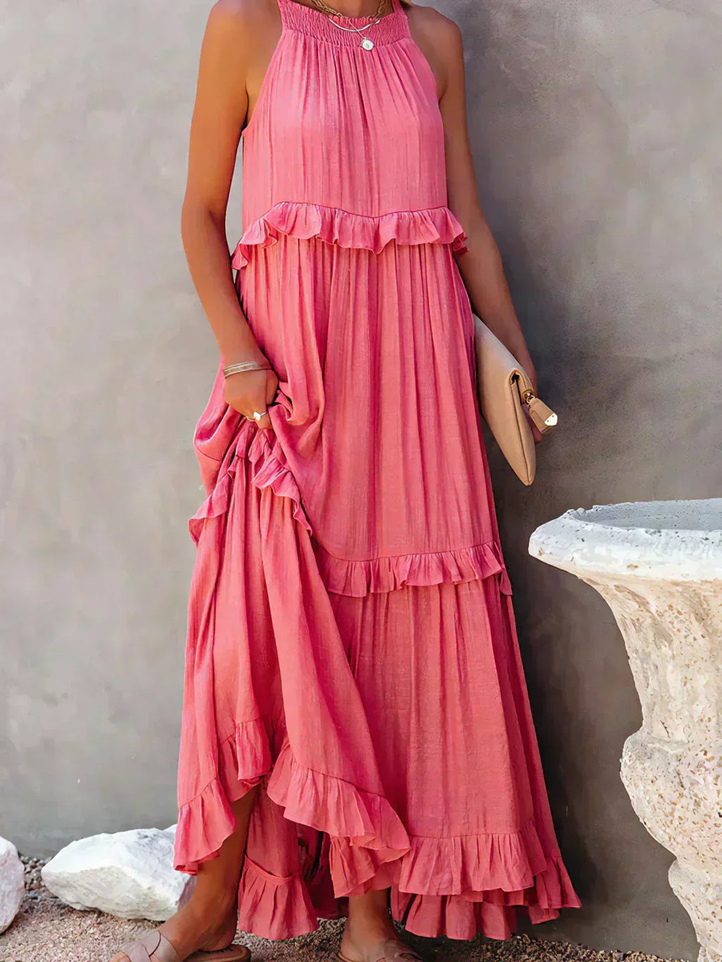 Dylilah | Dress with Ruffled Hem
