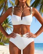 Robin | Elegant Bikini with Metal Belt