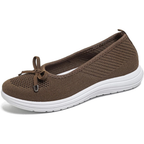 Ottavia | Lightweight Slip-On Flats - Brown
