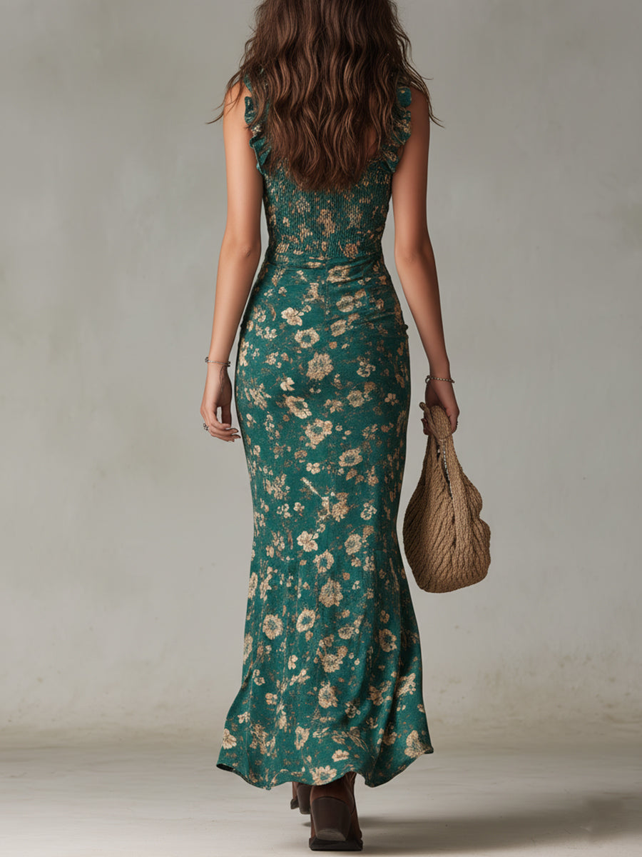 Zara | Maxi Dress in Boho-Retro Style
