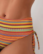 Rose | Two-Piece Swimsuit with Striped Pattern