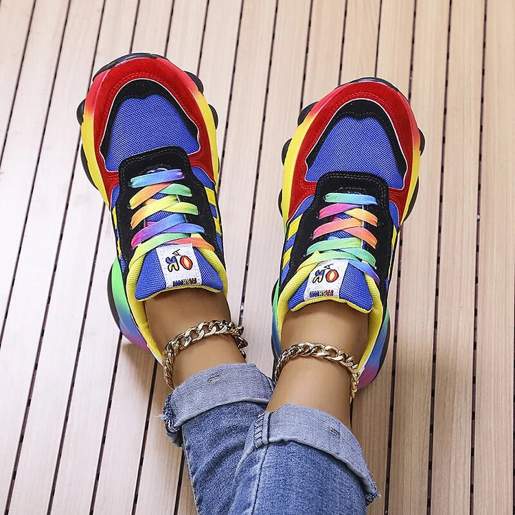 Isolina | Colour-Block Chunky Sneakers