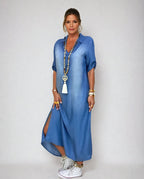 Daniela | Long Dress with Side Slit