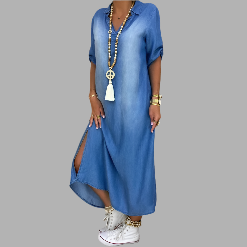 Daniela | Long Dress with Side Slit