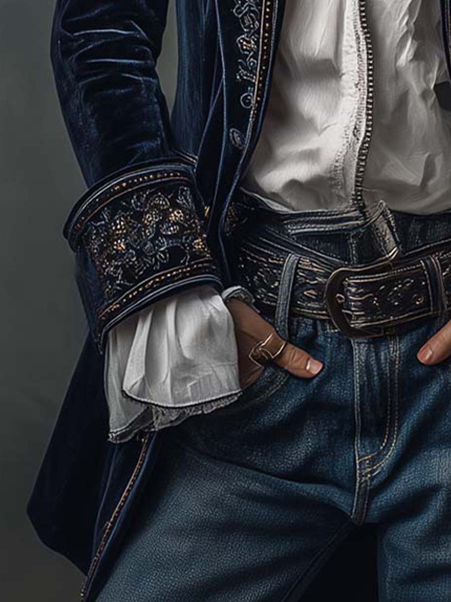 Coralie | Long Embroidered Jacket