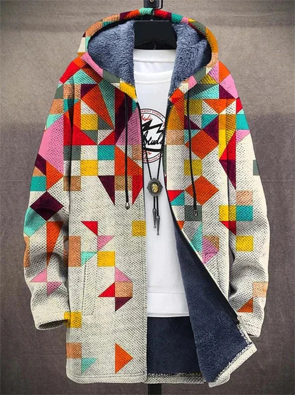 Vienna | Soft Patchwork Hooded Jacket