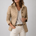 Kelley | Lightweight Quilted Jacket - Khaki