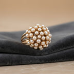 Inlaid Pearl Ring