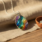 Colourful Round Stone Necklace