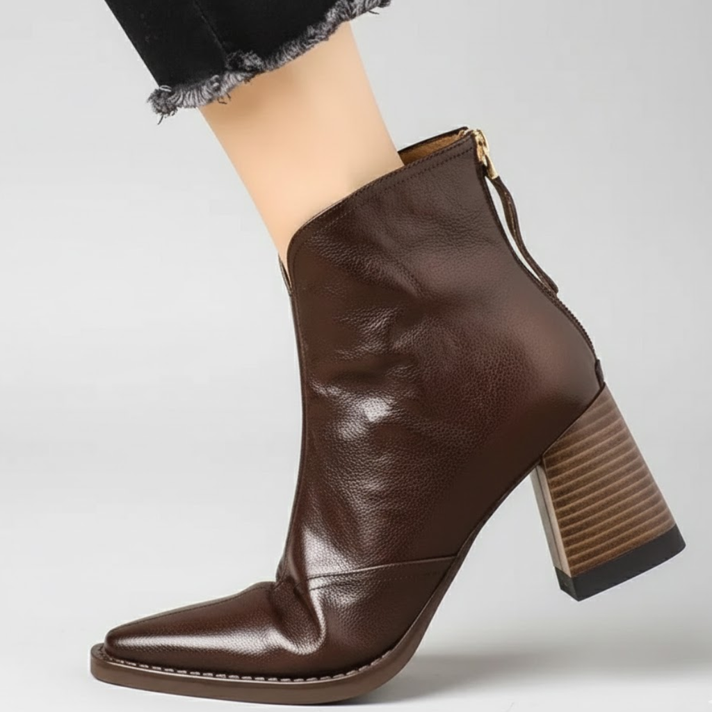 Rosalie | Luxurious Mid-Height Ankle Boots