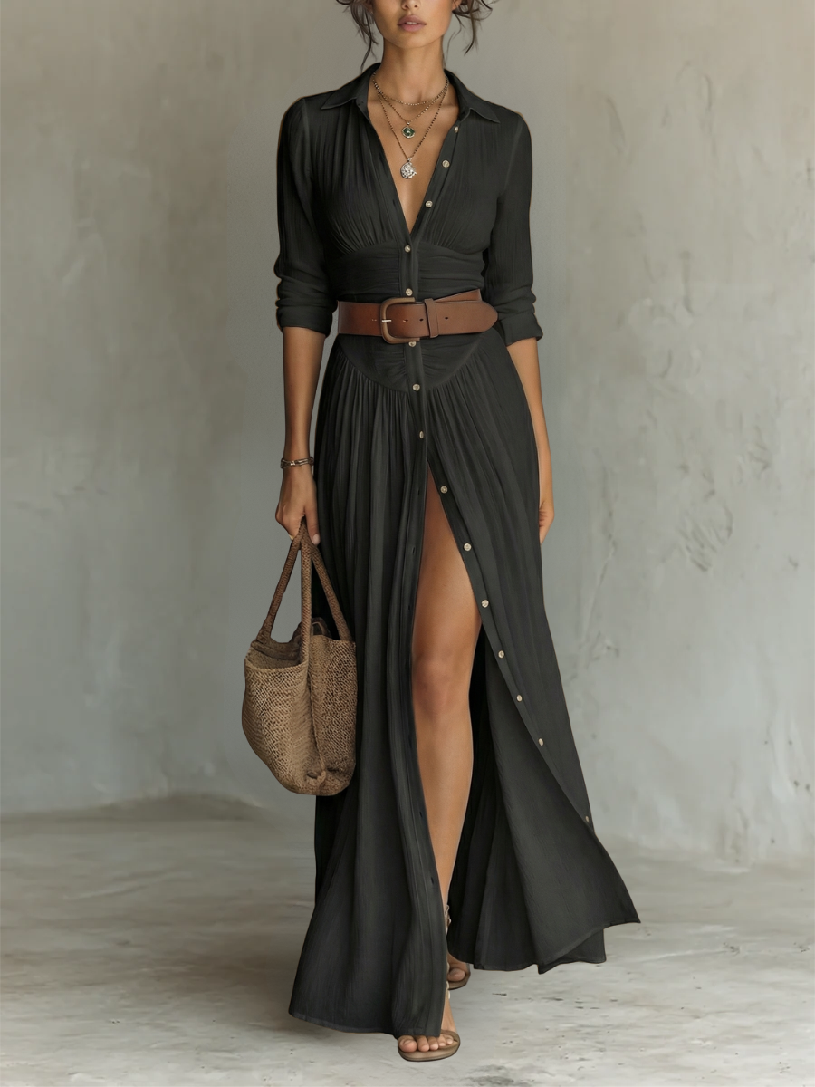 Joanne | Casual Dress with Collar