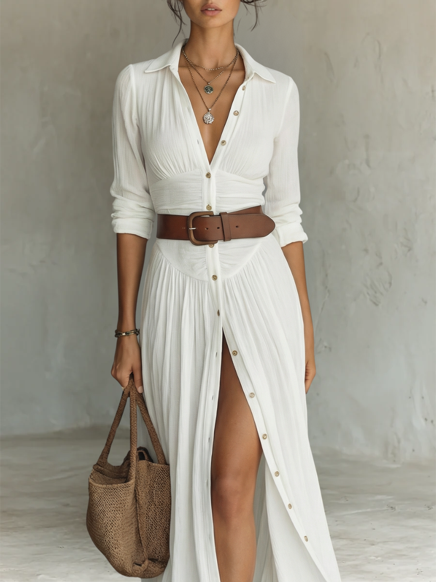 Joanne | Casual Dress with Collar