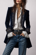 Coralie | Long Embroidered Jacket