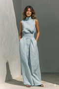 Maria | Minimalist Two-Piece Set with Wide Legs