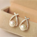 Glitter Pearl Earrings
