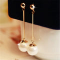 Luxurious Hanging Earrings with Statement Beads